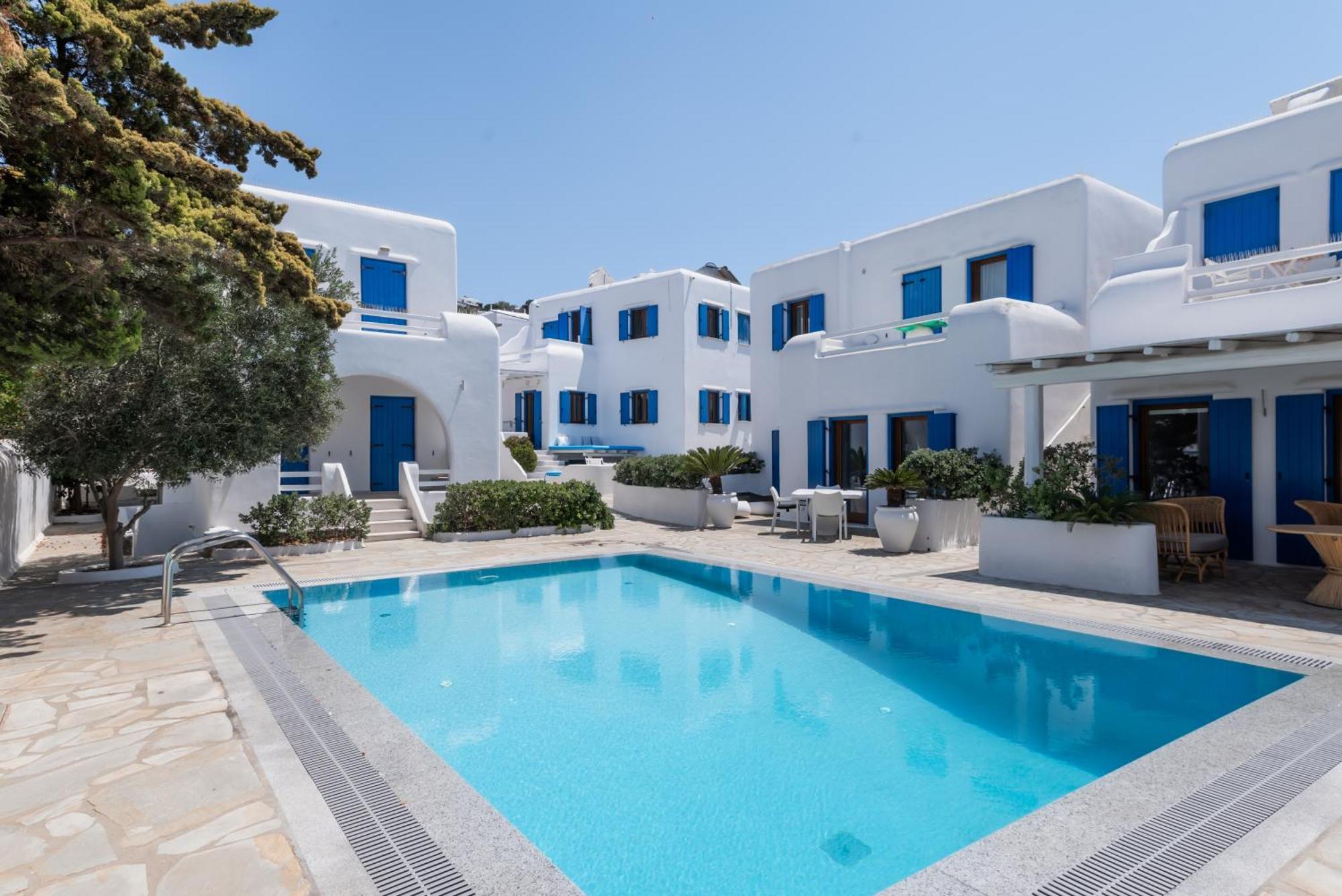 Olive Tree & Capari Mykonos Town Homes & Apartments With Pool! Kültér fotó