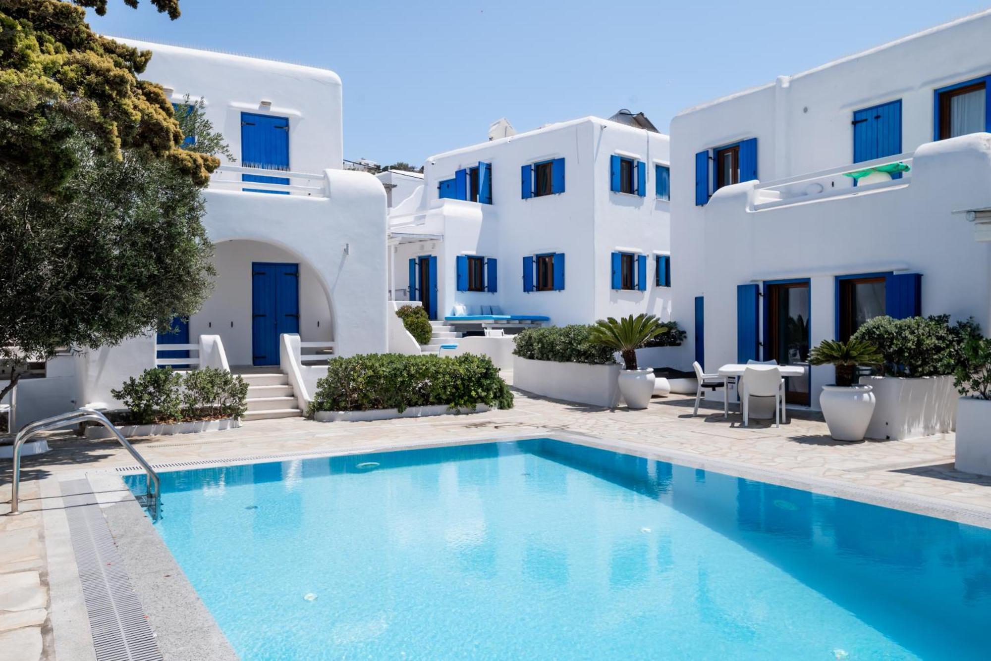 Olive Tree & Capari Mykonos Town Homes & Apartments With Pool! Kültér fotó